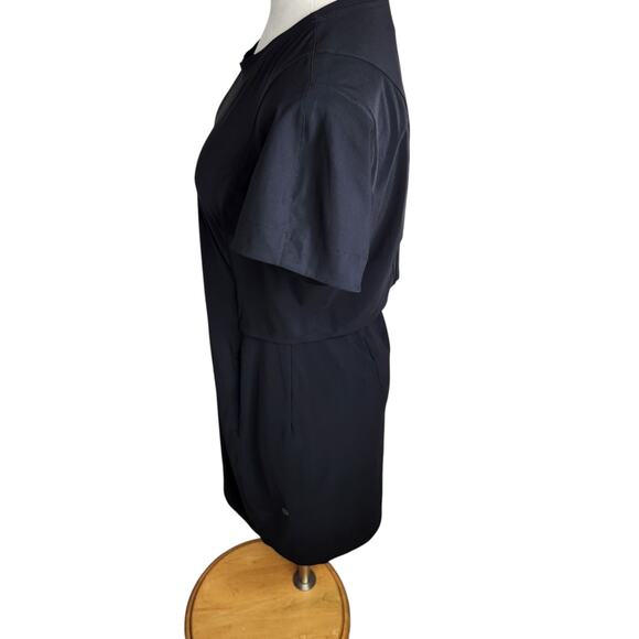 Lululemon‎ Go Endeavor Dress Womens Size 10 Black Mesh Back Vent UPF 50+ - Picture 8 of 11